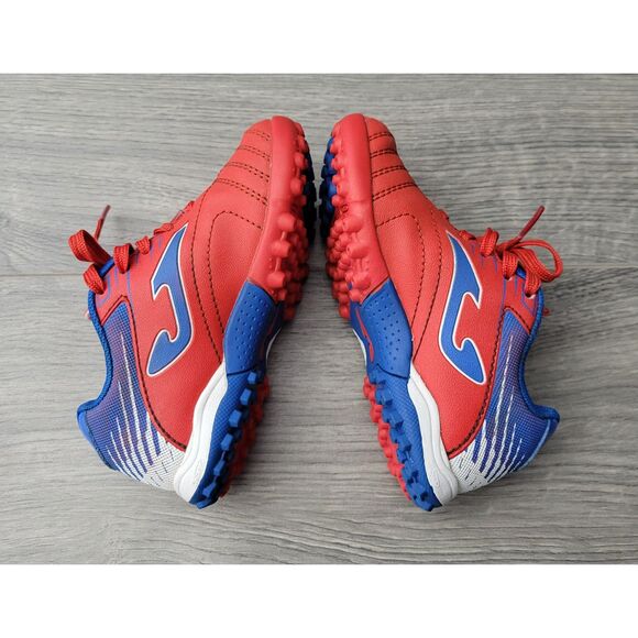 Joma Toledo Jr Kids‎ Turf Red Blue Soccer Shoes Youth 8C - Picture 5 of 8
